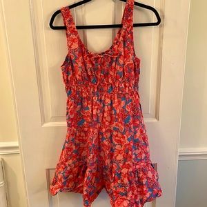 Gap Pink Floral MIDI Dress